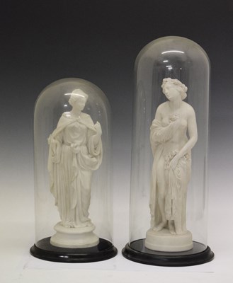 Lot 586 - Two mid 19th Century parian figures