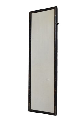 Lot 587 - Japanned wall mirror