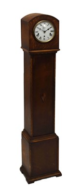 Lot 440 - Oak-cased 'grand-daughter' clock with chiming movement