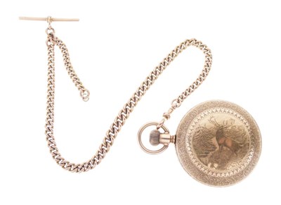 Lot 82 - 9ct gold watch chain