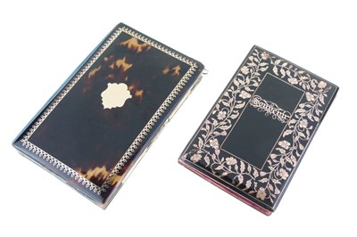 Lot 140 - Two 19th Century aide memoires or semainiers