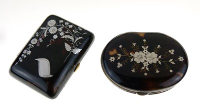 Lot 138 - Two purses - tortoiseshell
