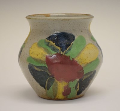 Lot 402 - Janice Tchalenko (1942-2018) stoneware vase