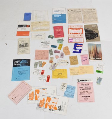 Lot 227 - Quantity of concert tickets and programs