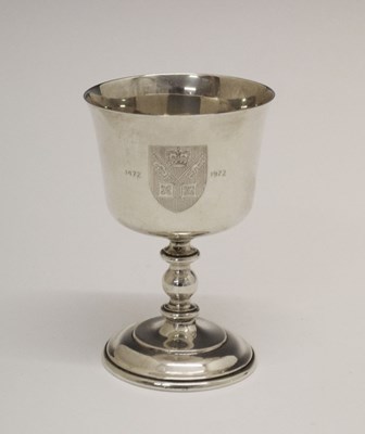 Lot 148 - Elizabeth II silver goblet