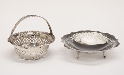 Lot 130 - Edward VII silver basket