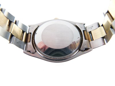 Lot 46 - Rolex - Gentleman's two-tone gold and stainless steel Oyster Perpetual automatic bracelet wristwatch
