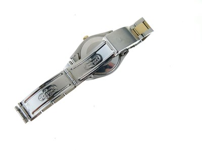 Lot 46 - Rolex - Gentleman's two-tone gold and stainless steel Oyster Perpetual automatic bracelet wristwatch