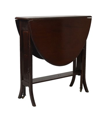 Lot 694 - Mahogany Sutherland tea table