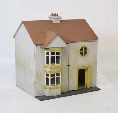 Lot 388 - 1930s-style two-storey dolls house
