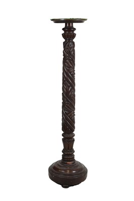 Lot 714 - Torchere with carved pillar