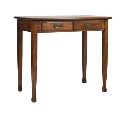 Lot 739 - Early 20th Century oak Arts & Crafts style side table