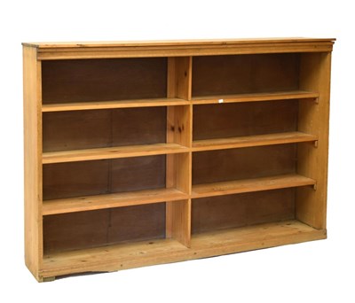 Lot 535 - Pine shelving unit