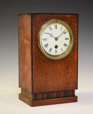 Lot 556 - Early 20th Century French oak-cased mantel clock