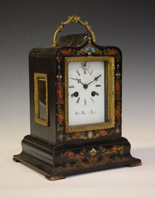 Lot 543 - 19th Century French ebonised mantel clock