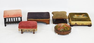 Lot 652 - Quantity of Victorian footstools, etc.