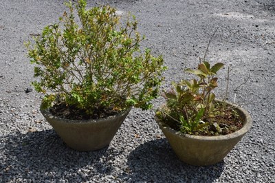 Lot 796 - Two composite stone planters