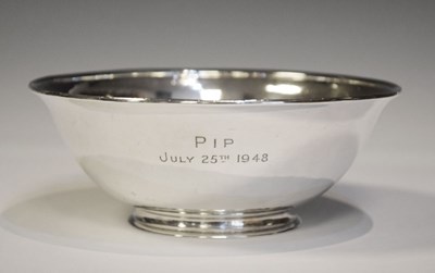 Lot 191 - Sterling bowl