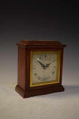 Lot 503 - Elliott mahogany-cased mantel clock