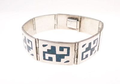 Lot 65 - Mexican turquoise set bracelet