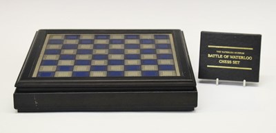 Lot 508 - The Waterloo Museum - Battle of Waterloo chess set