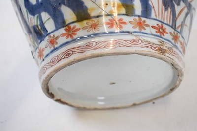Lot 301 - Pair of Imari lidded vases