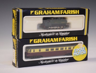 Lot 474 - Graham Farish - Two boxed ‘N’ gauge railway trainset locomotives