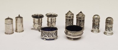 Lot 147 - Quantity of silver condiments