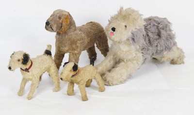 Lot 507 - Child's Old English sheep dog, and Lines Bros dog, etc.