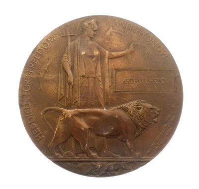 Lot 358 - First World War Memorial plaque
