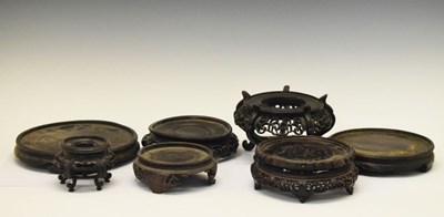 Lot 623 - Quantity of Asian hardwood stands