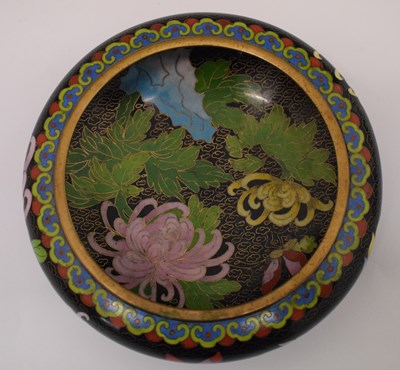 Lot 235 - Chinese cloisonné enamel bowl