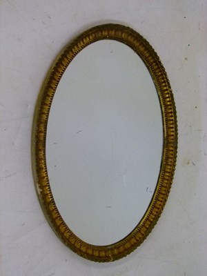 Lot 642 - Oval mirror