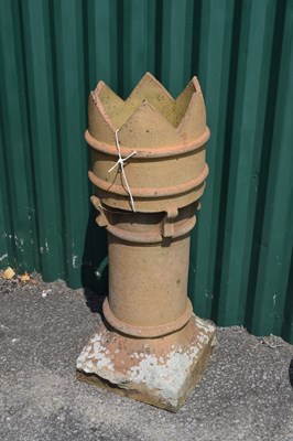 Lot 799 - Terracotta chimney crown