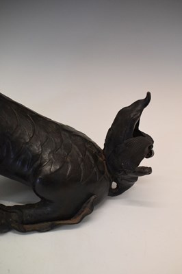 Lot 319 - Bronze Dog of Fo / Temple Lion censer