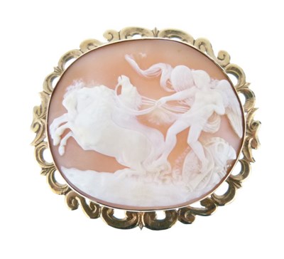 Lot 58 - Large Victorian shell cameo