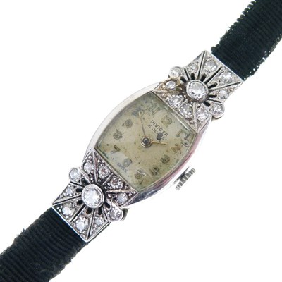 Lot 79 - Lady's diamond set cocktail watch