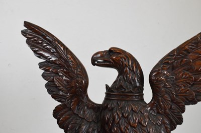 Lot 721 - Pair of Victorian carved oak armorial hall chairs