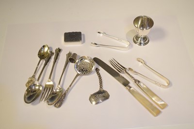 Lot 266 - Mixed group of silver to include Masonic Interest