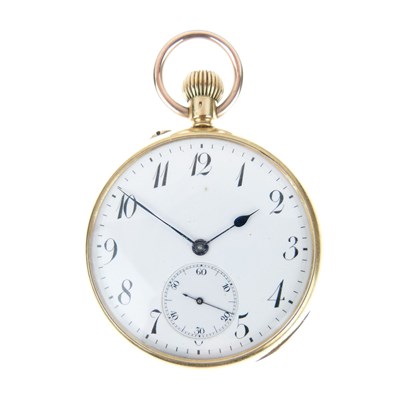 Lot 55 - Anonymous, open-faced pocket watch