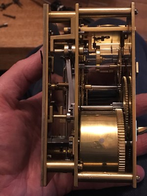 Lot 457 - Paul Garnier - Second quarter 19th Century French brass repeater carriage clock