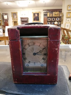 Lot 457 - Paul Garnier - Second quarter 19th Century French brass repeater carriage clock