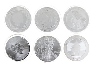 Lot 210 - Harrington & Byrne 2016 'Silver Coins of the World, 6 Coin Collection'