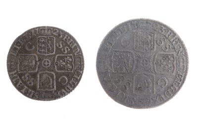 Lot 206 - George I silver coin pair