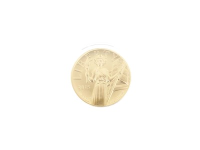 Lot 118 - United States of America, American Liberty high relief $100 1oz gold coin, 2015