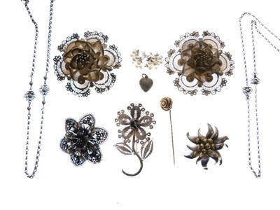 Lot 177 - Assorted silver jewellery