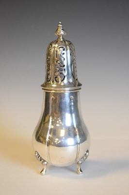 Lot 276 - Late 19th/ early 20th Century Dutch silver sugar caster