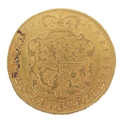 Lot 104 - George II gold guinea, 1734