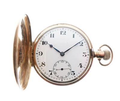 Lot 70 - Full Hunter 9ct gold pocket watch