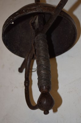 Lot 192 - Spanish cup-hilted rapier, late 18th Century.